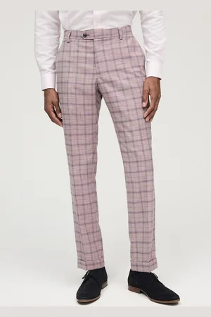 Next Anzughose Slim Fit Anzughose mit Karomuster und Besatz (1-tlg) - Verkäufer: Germany GmbH