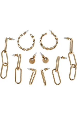 Urban classics Schmuckset Unisex Various Chain Earring 5-Pack (1-tlg)