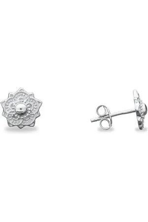 iz-el Paar Ohrstecker Ohrringe Silber Mandala - Ohrstecker Leilani Ohrstecker, 925 Sterling Silber - Verkäufer: