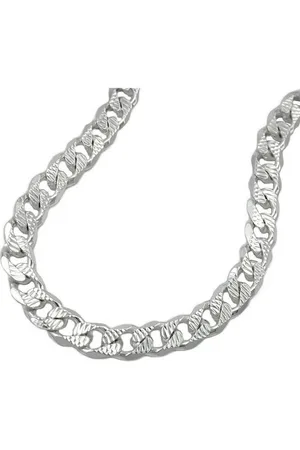 GALLAY Silberarmband 5,6mm Panzerkette flach mit Muster Silber 925 21cm (Silberarmband, 1-tlg) - Verkäufer: Cats Collection