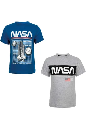 Nasa Print-Shirt Space Center Kinder Jungen 2er Set kurzarm T-Shirt (2-tlg) Gr. 92 bis 128 - Verkäufer: WS-Trend