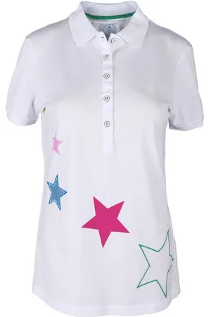 Girls Golf Poloshirt Polo Love the Game Weiß Damen - Verkäufer: Svens Golfshop GmbH