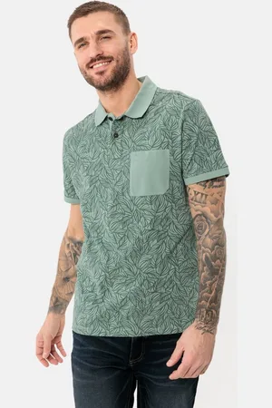 Camel Active Poloshirt mit floralem Allover-Print Shirts_Poloshirt - Verkäufer: