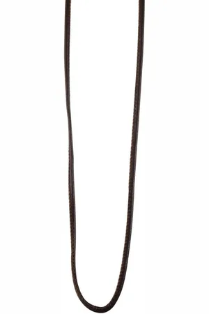 Akzent Kette ohne Anhänger Jeral Echtleder Halskette, dunkelbraun, Breite 3 mm (Einzeln) - Verkäufer: Shaghafi GmbH