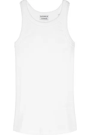 Catwalk Junkie Shirttop - Basic Tank Top - geripptes Tanktop - Top Ärmellos - SL DOVES - Verkäufer: Schneider Fashion Store