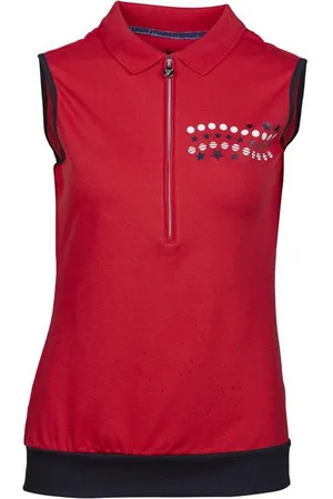 Girls Golf Poloshirt Polo The Red One Sleeveless Rot Damen S - Verkäufer: Svens Golfshop GmbH