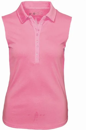 Girls Golf Poloshirt Polo "Sophy" Sleeveless Rosa Damen - Verkäufer: Svens Golfshop GmbH