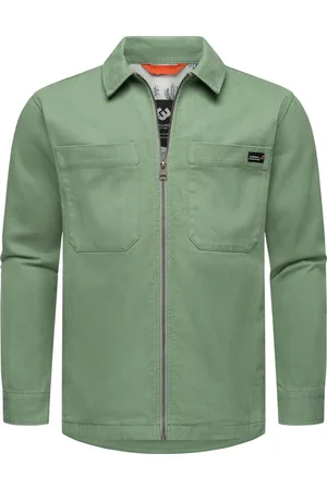 Ragwear Outdoorjacke Liwty stylische Herren Hemdjacke mit Brusttasche
