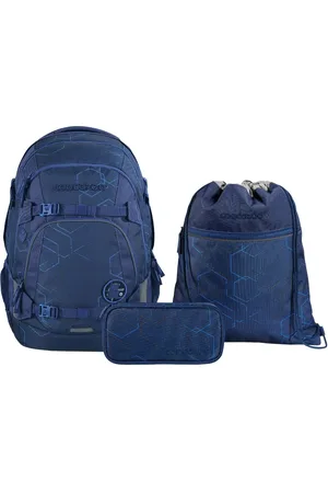 Coocazoo Schulranzen Schulrucksack-Set MATE Blue Motion 3-teilig (3 Stück), ergonomisch, reflektiert, Körpergröße: 135 - 180 cm - Verkäufer: DSBO