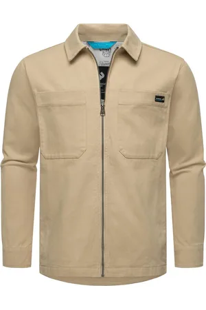 Ragwear Outdoorjacke Liwty stylische Herren Hemdjacke mit Brusttasche