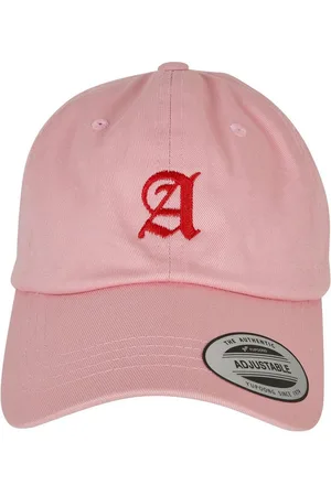 Mister Tee Snapback Cap Unisex Letter Pink Low Profile Cap