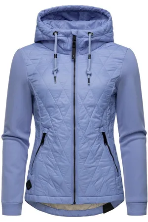 Ragwear Outdoorjacke Lucinda Steppjacke aus modernem Materialmix mit Kapuze