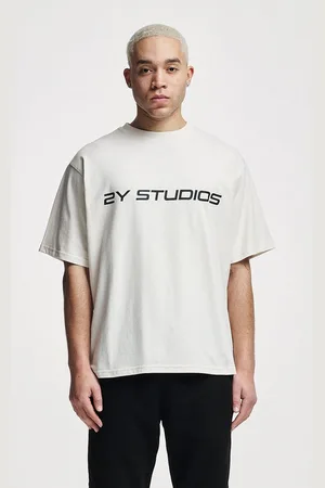 2Y T-Shirt Herren Logo Oversize Tee (1-tlg)