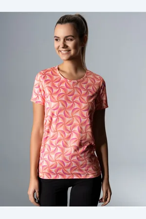 Trigema T-Shirt Sport T-Shirt mit modischem Allover-Print (1-tlg)