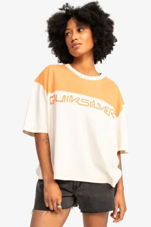 Quiksilver T-Shirt T-Shirt Boyfriend Block Tangerine - Verkäufer: Sun & Famous