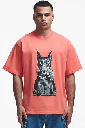 2Y T-Shirt Herren Doberman Oversize Tee (1-tlg)