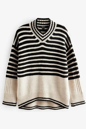 Next V-Ausschnitt-Pullover Pullover mit hohem V-Ausschnitt (1-tlg) - Verkäufer: Germany GmbH