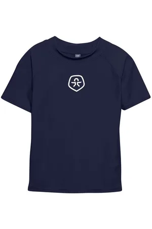 Color Kids T-Shirt COT-shirt - Solid Schickes T-Shirt mit Logodruck - Verkäufer: meinemarkenmode