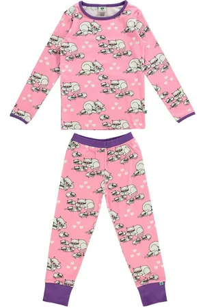 Småfolk Pyjama Nachtwäsche mit Katzen Hergestellt aus Bio-Baumwolljersey - Verkäufer: GoJungo GmbH