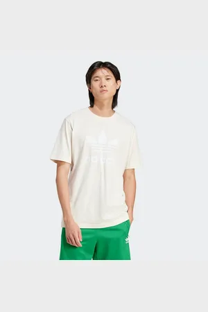 adidas T-Shirt TREFOIL T-SHIRT Basic Shirt mit großem Trefoil Logoprint