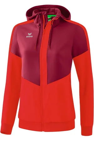 Erima Präsentationsanzug Damen Squad Tracktop Jacke mit Kapuze - Verkäufer: GmbH