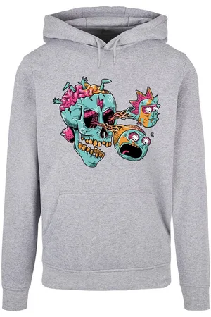 Absolute Cult Kapuzensweatshirt Herren Rick And Morty - Eyeball Skull Basic Hoody (1-tlg)