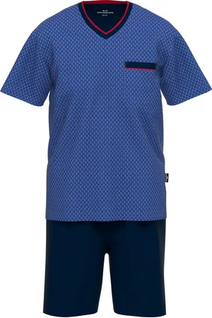 Götzburg Pyjama Herren-Shorty Single-Jersey gemustert - Verkäufer: Erwin Müller