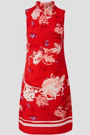 QS by s.Oliver Minikleid Jerseykleid mit Faltenausschnitt - Verkäufer: s.Oliver