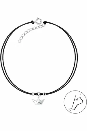 ALEXANDER YORK Fußkette ORIGAMI BOOT, 925 Sterling Silber - Verkäufer: