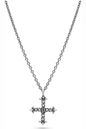 Police Edelstahlketten-Set Herren Halskette Kette Edelstahl mit Anhänger Kreuz 70 cm - Verkäufer: Markenwarenshop