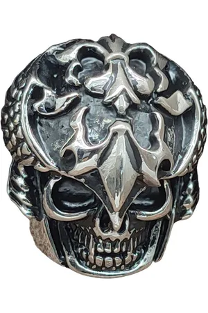 Kiss of Leather Fingerring RING TOTENKOPF, GR. 60-71 (TK20) - EDELSTAHL - Verkäufer: