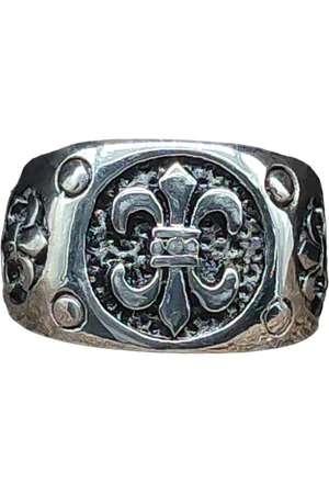 Kiss of Leather Fingerring RING FLEUR-DE-LIS, GR. 57-71 (FL25) - EDELSTAHL - Verkäufer: