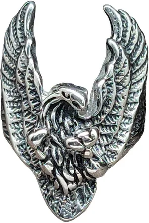 Kiss of Leather Fingerring RING ADLER, GR. 55-75 (EDAD) - EDELSTAHL - Verkäufer: