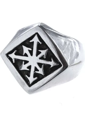 Kiss of Leather Fingerring RING CHAOSSTERN, GR. 55-75 (EDCH) - EDELSTAHL - Verkäufer: