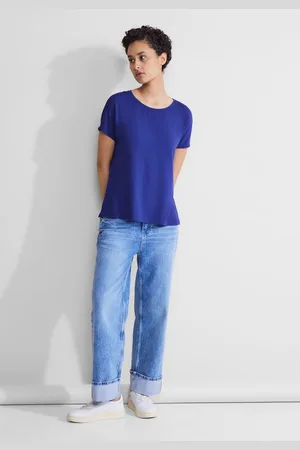 Street one Shirttop in Unifarbe