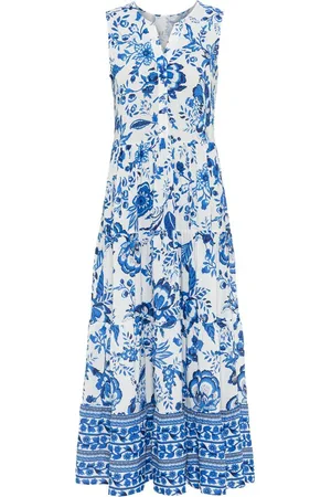 Lascana Maxikleid mit Blumenprint und Knopfleiste, Sommerkleid, Strandkleid