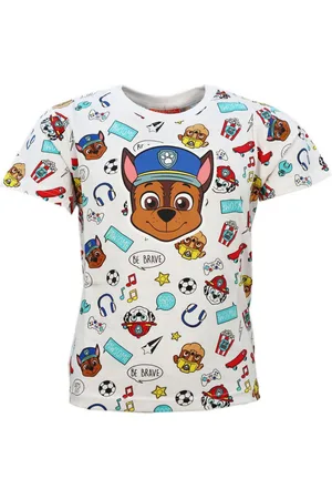 Paw Patrol Print-Shirt Chase Kinder Jungen kurzarm T-Shirt Shirt Gr. 98 bis 128, reine Baumwolle - Verkäufer: WS-Trend