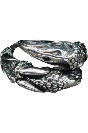Kiss of Leather Fingerring RING DRACHENKRALLE, GR. 55-71 (EDKR) - EDELSTAHL - Verkäufer: