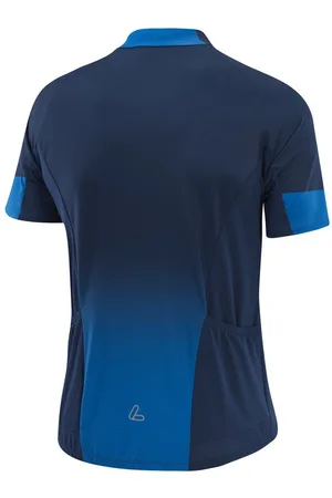 Löffler Radtrikot M BIKE JERSEY FZ MESSENGER MID DEEP WATER/ INDIGO - Verkäufer: Schuhe und Sport Klausmann