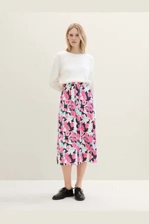 TOM TAILOR Sommerrock Plissee-Midirock mit Blumenmuster - Verkäufer: