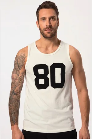 JP 1880 T-Shirt Tanktop 80 Flock-Print Rundhals bis 8 XL - Verkäufer: Popken Fashion Group