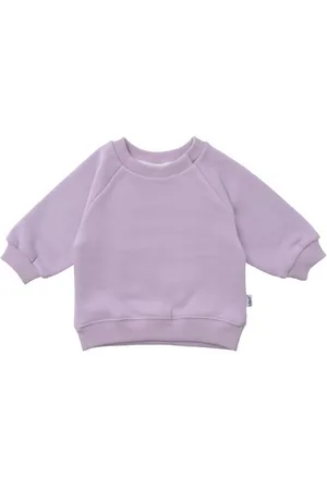 LILIPUT Sweatshirt flieder mit Druckknöpfen am Kragen