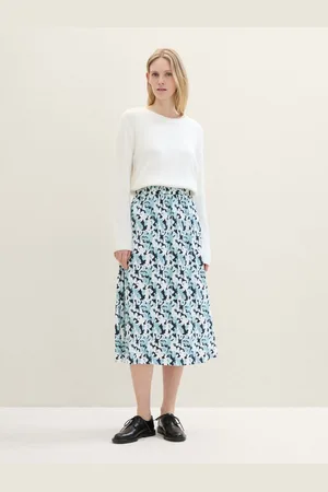 TOM TAILOR Sommerrock Plissee-Midirock mit Blumenmuster - Verkäufer: