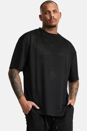 Trueprodigy Oversize-Shirt Daniel Logoprint Rundhals Mesh Ware - Verkäufer: