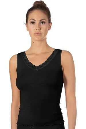 Nina Von C. Thermounterhemd Damen Achseltop Wool Silk (Stück, 1-St) - - Verkäufer: Sibrise