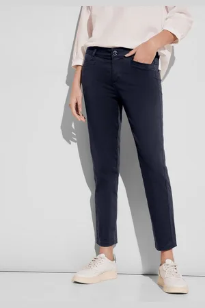 Street one Chinohose in Satin-Optik