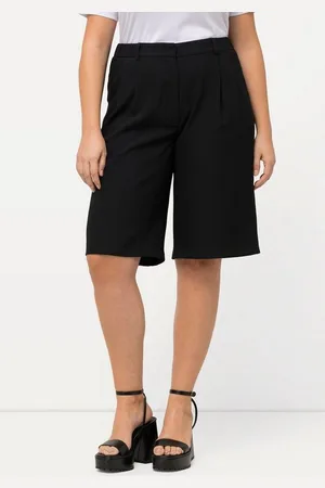 Ulla Popken Shorts Bermuda-Shorts weites Bein Bundfalten - Verkäufer: Popken Fashion Group