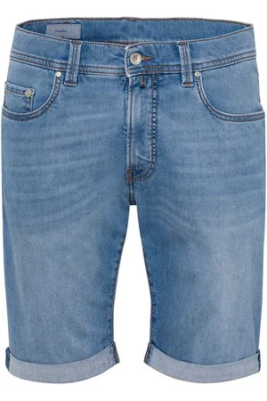 Pierre Cardin 5-Pocket-Jeans LYON BERMUDA light blue fashion vintage 34520 8065.6848 - Verkäufer: Jeans-Manufaktur