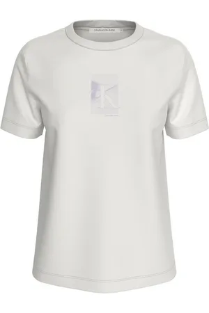 Calvin Klein T-Shirt PLUS DIFFUSED CK REGULAR TEE in Großen Größen und mit Logomarkenlabel