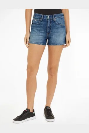 Tommy Hilfiger Shorts HOT PANT BH0137 mit Logo-Badge & Flag